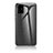 Samsung Galaxy A51 4G用ハイブリットバンパーケース プラスチック 鏡面 虹 グラデーション 勾配色 カバー LS2 サムスン ブラック