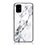 Samsung Galaxy A51 4G用ハイブリットバンパーケース プラスチック パターン 鏡面 カバー サムスン ホワイト