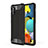 Samsung Galaxy A51 4G用ハイブリットバンパーケース プラスチック 兼シリコーン カバー WL1 サムスン ブラック