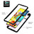 Samsung Galaxy A51 4G用ハイブリットバンパーケース プラスチック アンド指輪 マグネット式 YB1 サムスン 