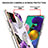 Samsung Galaxy A51 4G用シリコンケース ソフトタッチラバー バタフライ パターン カバー Y03B サムスン 