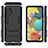 Samsung Galaxy A51 4G用ハイブリットバンパーケース スタンド プラスチック 兼シリコーン カバー KC1 サムスン 