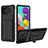 Samsung Galaxy A51 4G用ハイブリットバンパーケース スタンド プラスチック 兼シリコーン カバー YF1 サムスン 