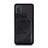 Samsung Galaxy A51 5G用極薄ソフトケース シリコンケース 耐衝撃 全面保護 マグネット式 バンパー S03D サムスン ブラック