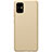 Samsung Galaxy A51 5G用ハードケース プラスチック 質感もマット カバー M01 サムスン ゴールド