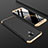 Samsung Galaxy A6 (2018) Dual SIM用ハードケース プラスチック 質感もマット 前面と背面 360度 フルカバー サムスン ゴールド・ブラック