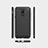 Samsung Galaxy A6 Plus用シリコンケース ソフトタッチラバー ツイル サムスン ブラック