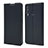 Samsung Galaxy A60用手帳型 レザーケース スタンド カバー サムスン ブラック