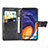 Samsung Galaxy A60用手帳型 レザーケース スタンド バタフライ 蝶 カバー サムスン 