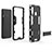 Samsung Galaxy A60用ハイブリットバンパーケース スタンド プラスチック 兼シリコーン カバー KC2 サムスン 