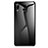 Samsung Galaxy A6s用ハイブリットバンパーケース プラスチック 鏡面 虹 グラデーション 勾配色 カバー サムスン ブラック