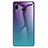 Samsung Galaxy A6s用ハイブリットバンパーケース プラスチック 鏡面 虹 グラデーション 勾配色 カバー サムスン 