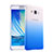 Samsung Galaxy A7 Duos SM-A700F A700FD用ハードケース グラデーション 勾配色 クリア透明 サムスン ネイビー