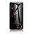 Samsung Galaxy A70用ハイブリットバンパーケース プラスチック パターン 鏡面 カバー LS2 サムスン ゴールド・ブラック