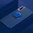 Samsung Galaxy A70用極薄ソフトケース シリコンケース 耐衝撃 全面保護 アンド指輪 マグネット式 バンパー サムスン ネイビー
