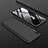 Samsung Galaxy A70用ハードケース プラスチック 質感もマット 前面と背面 360度 フルカバー サムスン ブラック