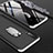 Samsung Galaxy A70用ハードケース プラスチック 質感もマット 前面と背面 360度 フルカバー アンド指輪 サムスン シルバー・ブラック