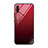 Samsung Galaxy A70用ハイブリットバンパーケース プラスチック 鏡面 虹 グラデーション 勾配色 カバー H01 サムスン レッド