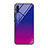Samsung Galaxy A70用ハイブリットバンパーケース プラスチック 鏡面 虹 グラデーション 勾配色 カバー H01 サムスン 