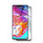 Samsung Galaxy A70用強化ガラス フル液晶保護フィルム サムスン ブラック