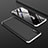 Samsung Galaxy A70S用ハードケース プラスチック 質感もマット 前面と背面 360度 フルカバー サムスン シルバー