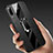 Samsung Galaxy A70S用シリコンケース ソフトタッチラバー レザー柄 アンド指輪 マグネット式 T01 サムスン 