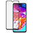 Samsung Galaxy A70S用強化ガラス フル液晶保護フィルム F02 サムスン ブラック