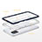 Samsung Galaxy A71 4G A715用ハイブリットバンパーケース クリア透明 プラスチック 鏡面 カバー MQ1 サムスン 