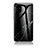 Samsung Galaxy A71 5G用ハイブリットバンパーケース プラスチック パターン 鏡面 カバー サムスン ブラック