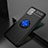 Samsung Galaxy A71 5G用極薄ソフトケース シリコンケース 耐衝撃 全面保護 アンド指輪 マグネット式 バンパー JM2 サムスン ネイビー・ブラック