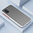 Samsung Galaxy A71 5G用ハイブリットバンパーケース クリア透明 プラスチック 鏡面 カバー M01 サムスン ホワイト