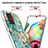 Samsung Galaxy A71 5G用シリコンケース ソフトタッチラバー バタフライ パターン カバー Y02B サムスン 