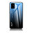 Samsung Galaxy A71 5G用ハイブリットバンパーケース プラスチック 鏡面 虹 グラデーション 勾配色 カバー LS1 サムスン 
