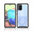 Samsung Galaxy A71 5G用360度 フルカバー ハイブリットバンパーケース クリア透明 プラスチック カバー ZJ1 サムスン 