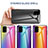 Samsung Galaxy A71 5G用ハイブリットバンパーケース プラスチック 鏡面 虹 グラデーション 勾配色 カバー LS2 サムスン 
