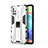 Samsung Galaxy A71 5G用ハイブリットバンパーケース スタンド プラスチック 兼シリコーン カバー マグネット式 KC1 サムスン 