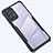 Samsung Galaxy A72 5G用極薄ソフトケース シリコンケース 耐衝撃 全面保護 クリア透明 T08 サムスン ブラック