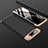 Samsung Galaxy A80用ハードケース プラスチック 質感もマット 前面と背面 360度 フルカバー サムスン ゴールド・ブラック