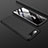 Samsung Galaxy A80用ハードケース プラスチック 質感もマット 前面と背面 360度 フルカバー サムスン ブラック