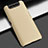 Samsung Galaxy A80用ハードケース プラスチック 質感もマット カバー M03 サムスン ゴールド