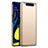 Samsung Galaxy A80用ハードケース プラスチック 質感もマット カバー M01 サムスン ゴールド