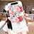 Samsung Galaxy A80用シリコンケース ソフトタッチラバー 花 カバー S05 サムスン マルチカラー