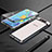 Samsung Galaxy A80用ケース 高級感 手触り良い アルミメタル 製の金属製 360度 フルカバーバンパー 鏡面 カバー T01 サムスン ブラック