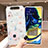Samsung Galaxy A80用シリコンケース ソフトタッチラバー 花 カバー S01 サムスン 