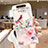 Samsung Galaxy A80用シリコンケース ソフトタッチラバー 花 カバー S02 サムスン 