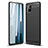 Samsung Galaxy A81用シリコンケース ソフトタッチラバー ライン カバー WL1 サムスン ブラック