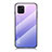 Samsung Galaxy A81用ハイブリットバンパーケース プラスチック 鏡面 虹 グラデーション 勾配色 カバー LS1 サムスン 