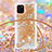 Samsung Galaxy A81用シリコンケース ソフトタッチラバー ブリンブリン カバー 携帯ストラップ S03 サムスン 