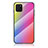 Samsung Galaxy A81用ハイブリットバンパーケース プラスチック 鏡面 虹 グラデーション 勾配色 カバー LS2 サムスン 