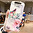 Samsung Galaxy A90 4G用シリコンケース ソフトタッチラバー 花 カバー S02 サムスン ローズゴールド